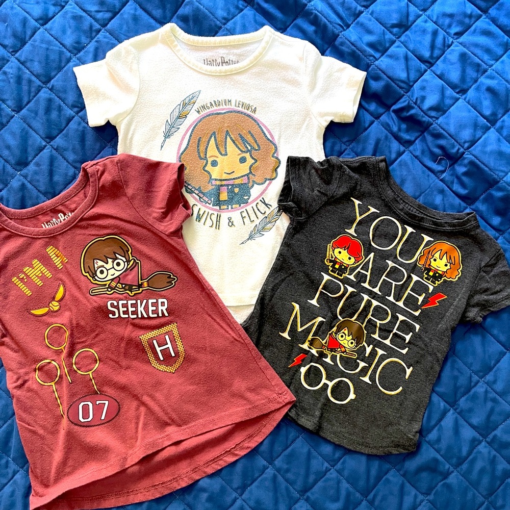 Harry Potter tee trio